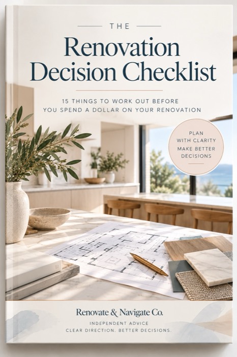 Cover of The Renovation Decision Checklist
